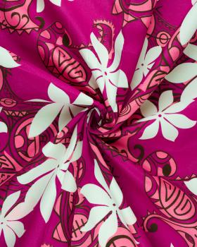 Polynesian fabric VAHINE Pink - Tissushop